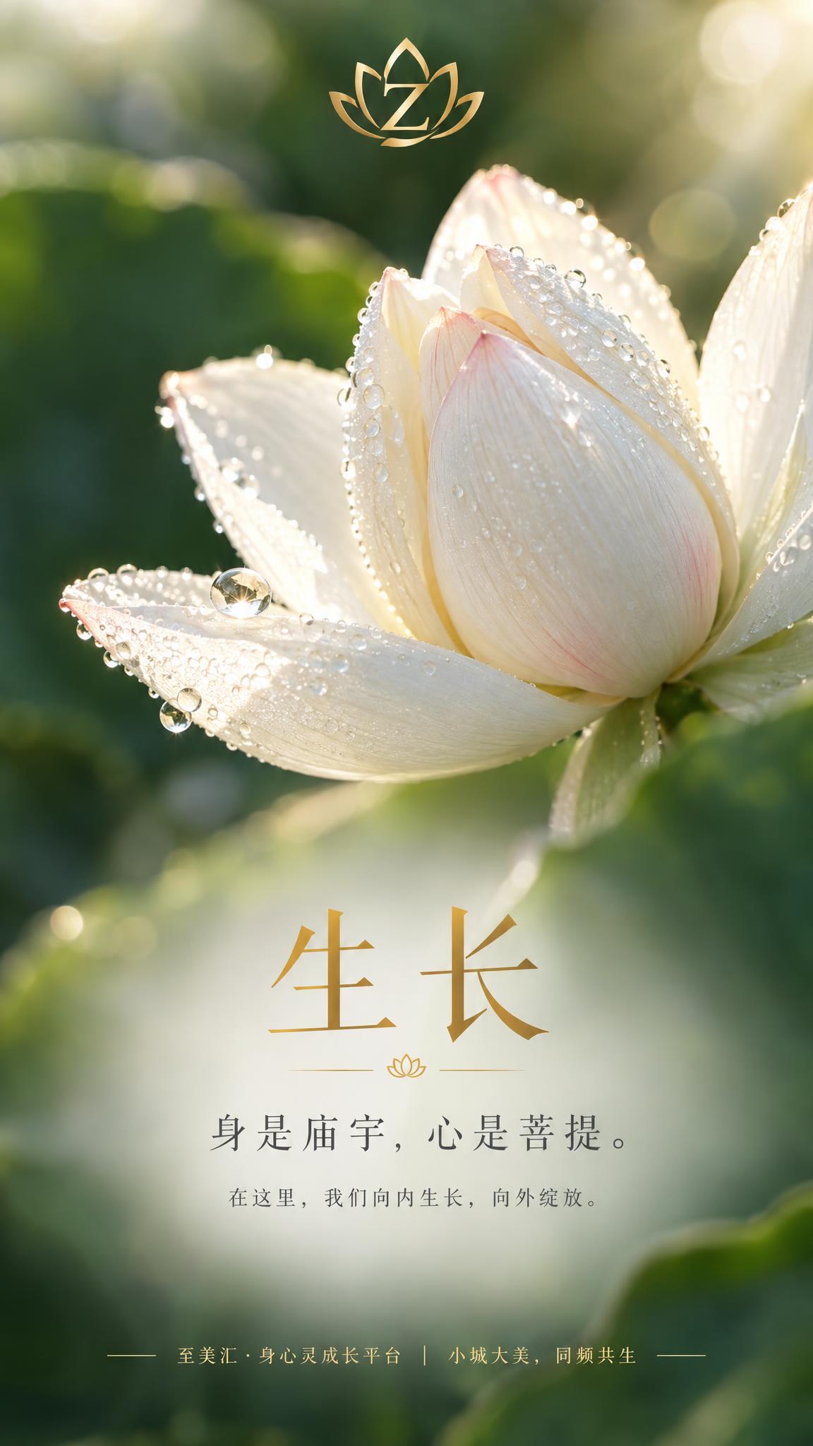 高级品牌主视觉海报，9:16竖版，禅意美学风格，精英女性生活方… - 图片创意预览