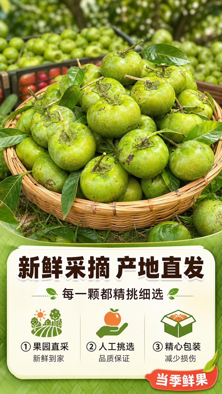 [商品] 使用【图4】超市整箱陈列、【图8】竹篮鲜果展示；保留… - 图片创意预览