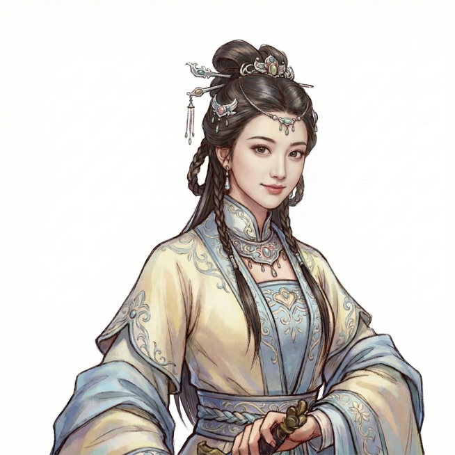 人物的五官和神情贴近女明星景甜预览效果