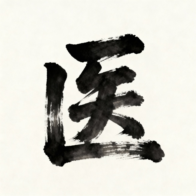 生成“医”这个字的艺术体，书法字体预览效果