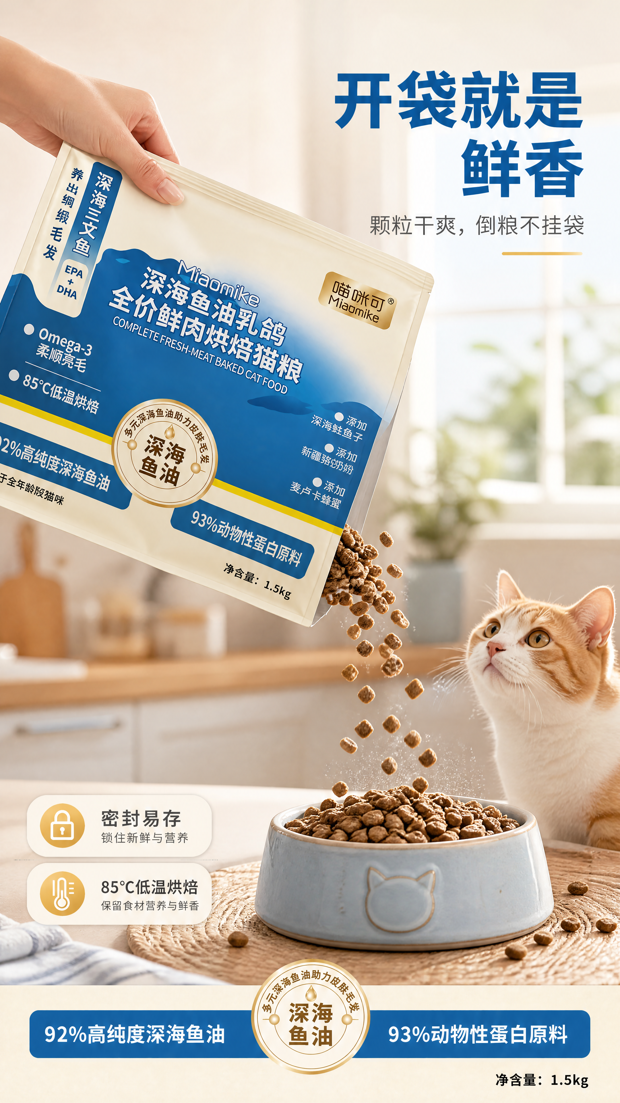 [商品] 使用【图1】喵咪可 Miomike 深海鱼油乳鸽全价… - 图片创意预览