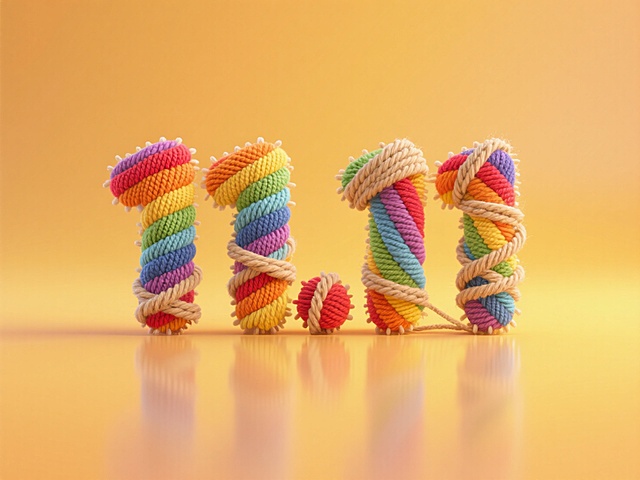 创意双11 3d艺术字（纺织材质）