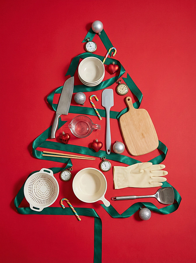 百变圣诞树 |  厨房工具树
