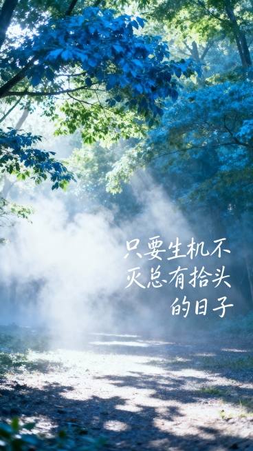 帮我生成20张清新自然风景与手写励志文字组合而成的图，画面包含蓝天碧海、绿草如茵、远山雪景、林间晨光等场景，每张图配以“好远藏在努力里”“勇气是自由的序章”“生活本真”“因为想跑，所以才要跑”“日子很预览效果