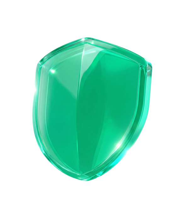 改为翡翠绿，绿色，亚克力质感，透明感，光感预览效果