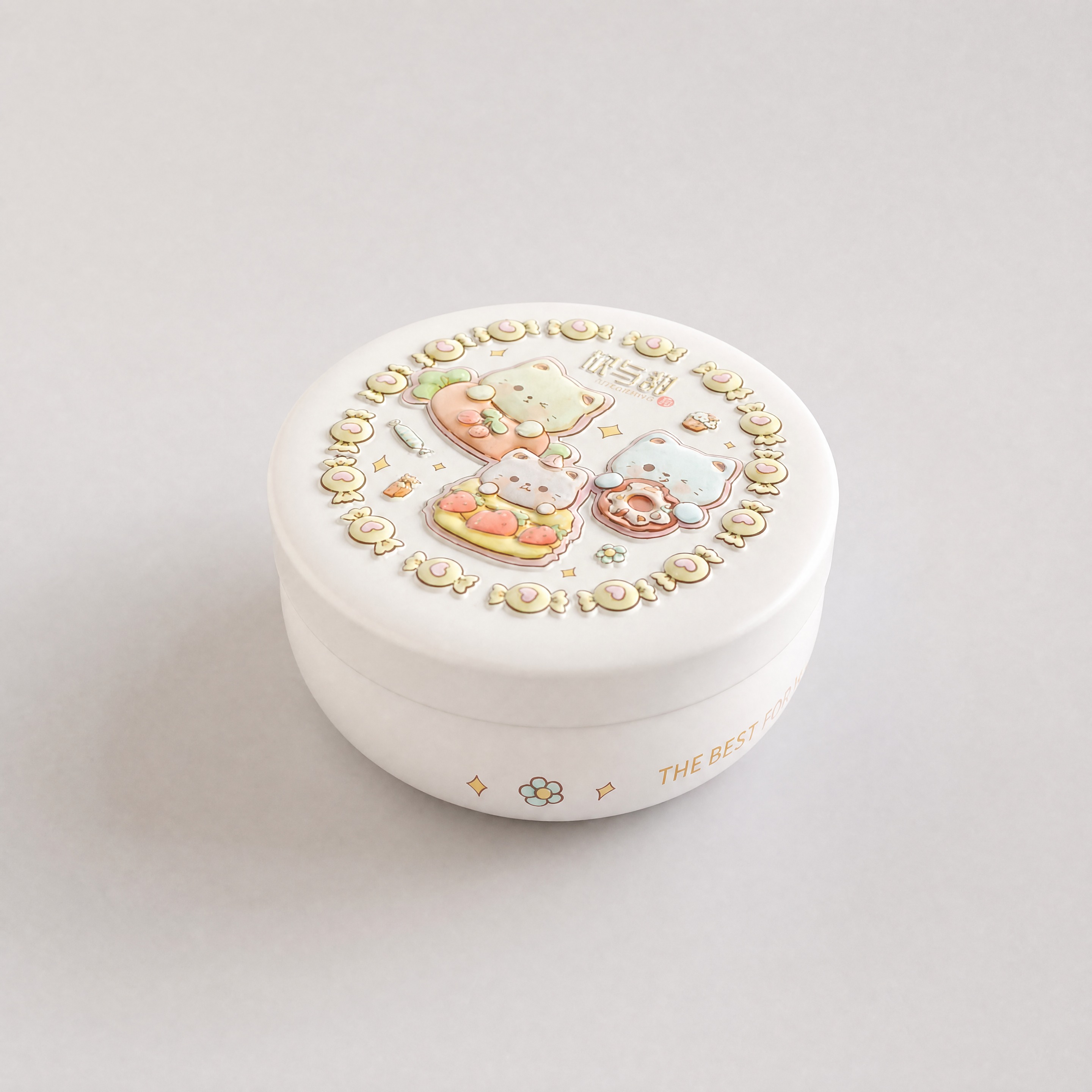 产品精修，产品置于高级简约风浅灰色纯色背景上，专业商业棚拍光，… - 图片创意预览