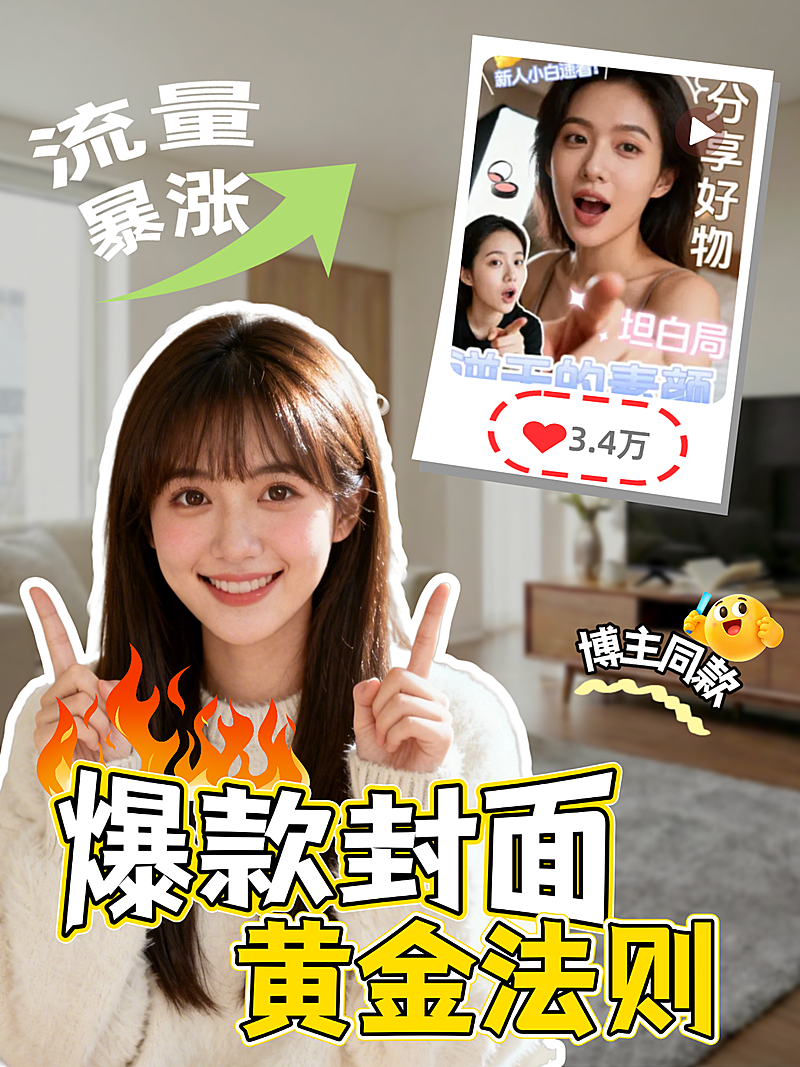 小红书爆款封面