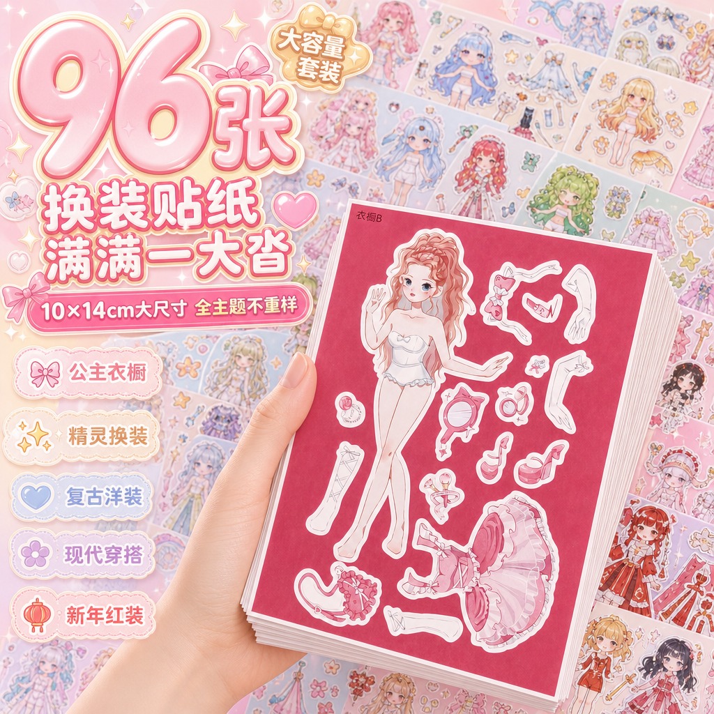 1:1竖版电商主图首图，甜美可爱软萌少女风，明亮通透的马卡龙浅… - 图片创意预览