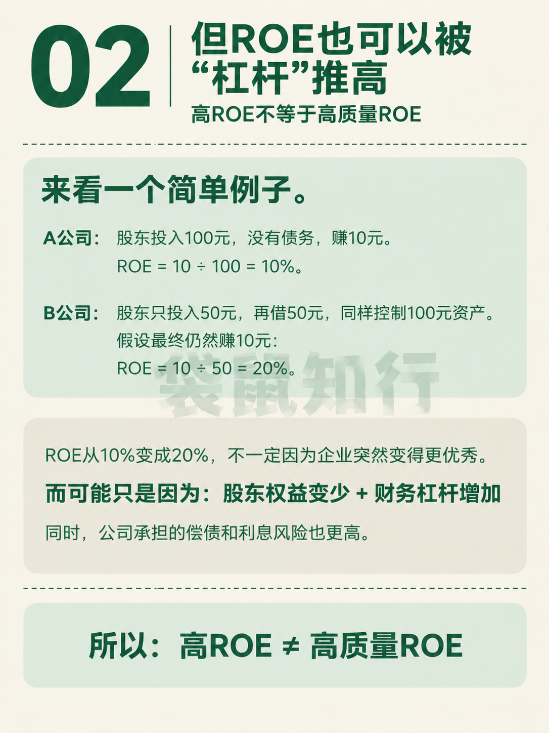 小红书知识页，极简整洁风格，米白色背景，墨绿色主文字，浅绿/浅… - 图片创意预览