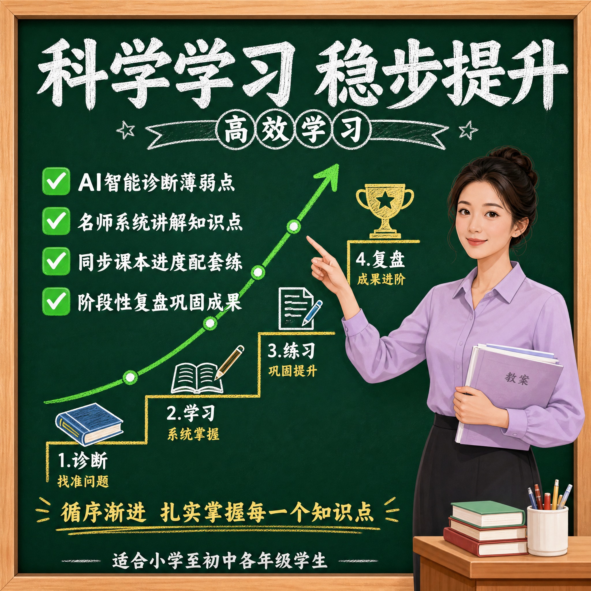 [主图-2] 学习目标与课程价值，展示课程如何帮助学生系统提升… - 图片创意预览