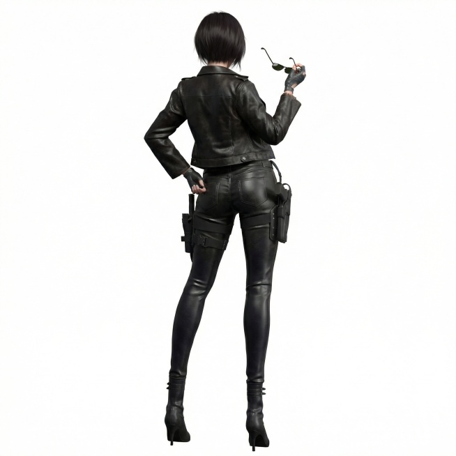 把人物变成背对着的预览效果