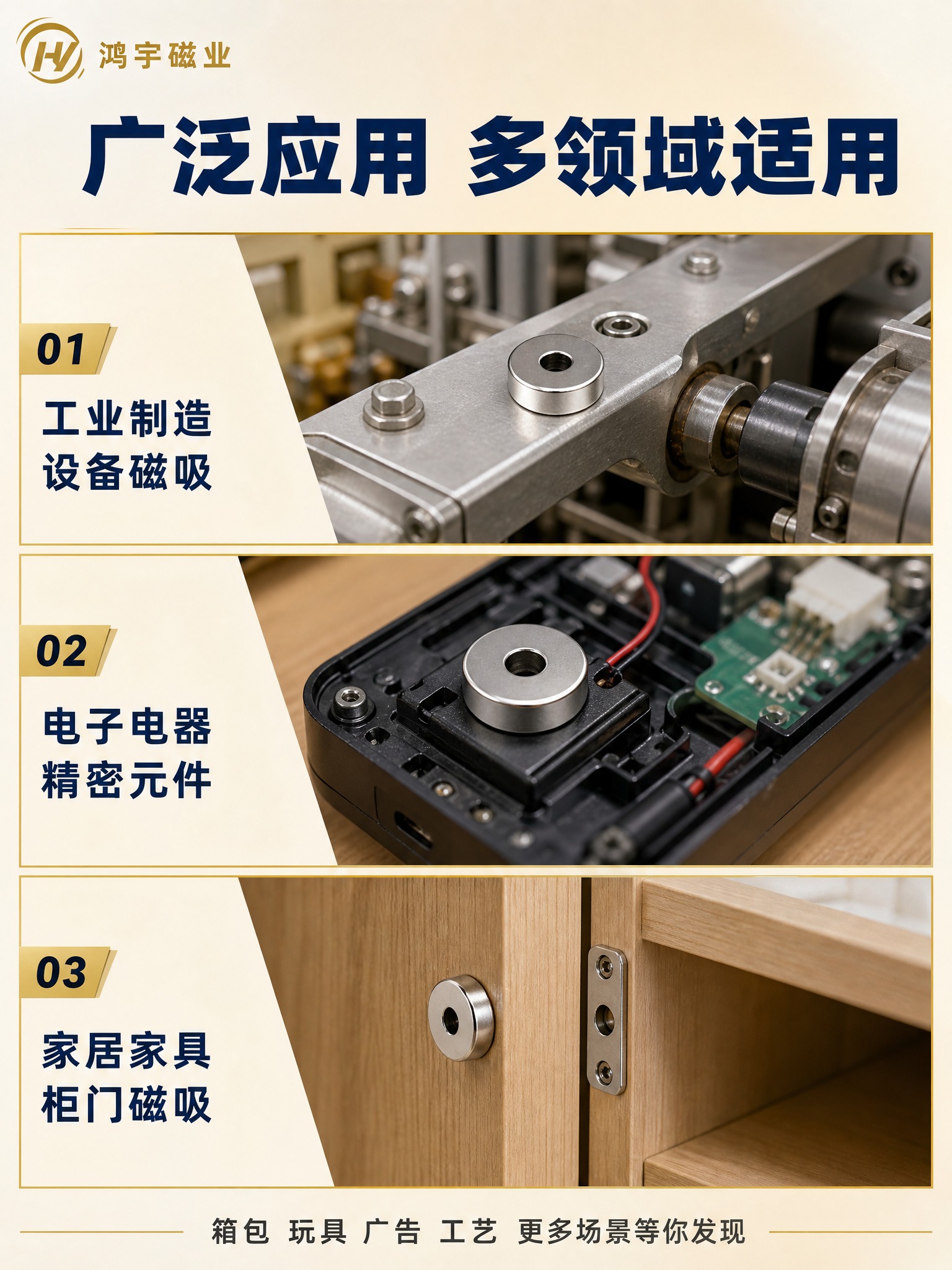 [商品] 使用【图1-图8】钕铁硼强磁 15*5*4 圆形带孔… - 图片创意预览