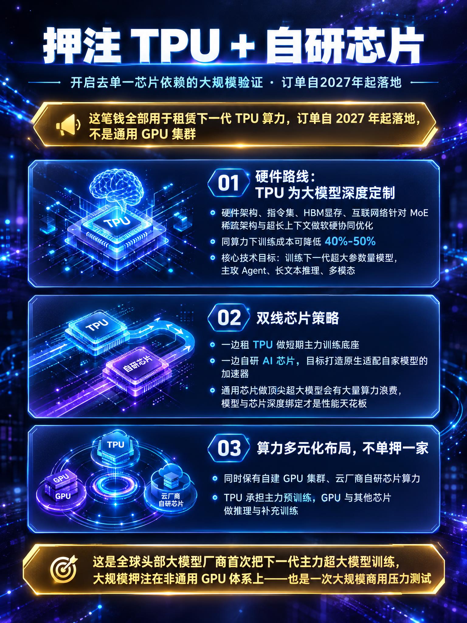参照这张图的深空黑紫科技质感风格，生成一张新的算力路线解析信息… - 图片创意预览