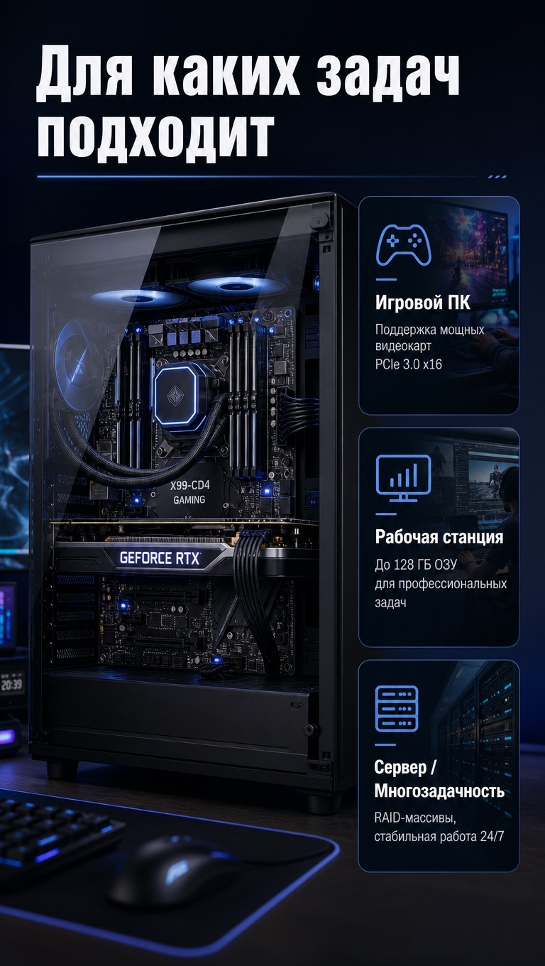 [商品] 无实物参考图，按描述生成X99-CD4 GAMING… - 图片创意预览