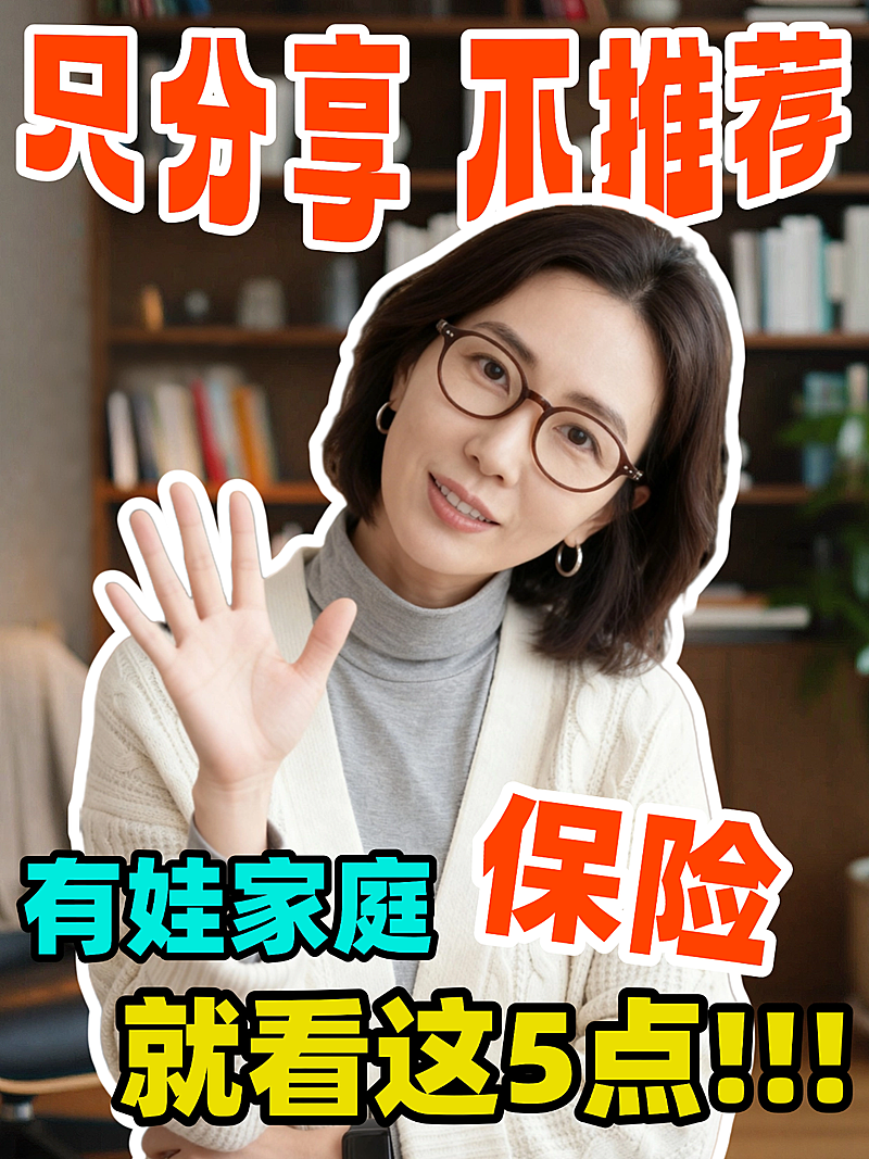 保险选择吸睛小红书封面人像封面