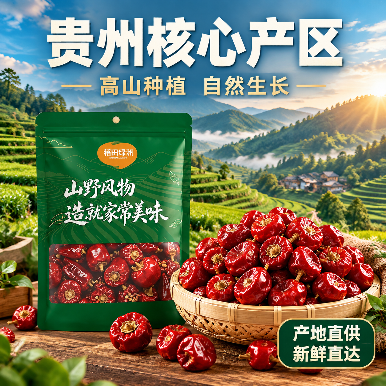 [主图-2] 产地溯源 贵州核心产区直供 品质保障 [统一基调… - 图片创意预览