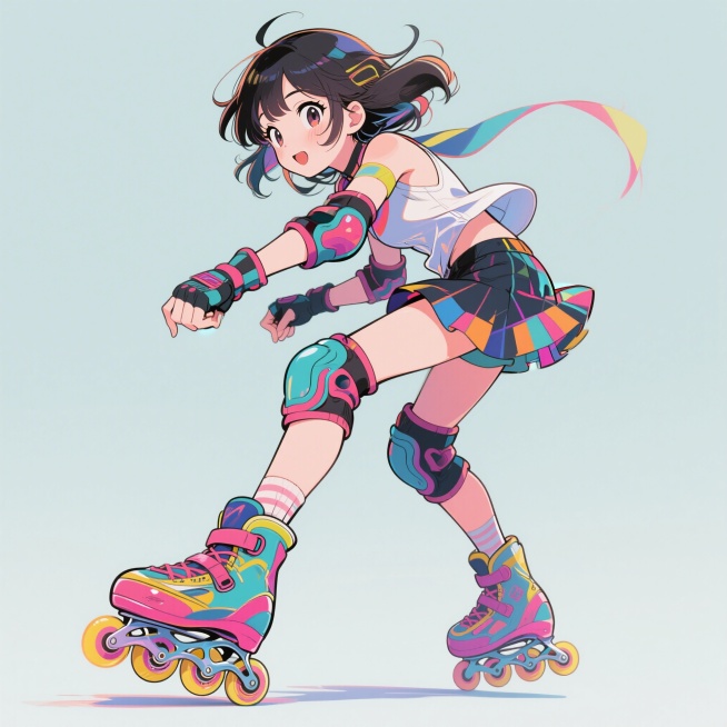轮滑少女预览效果