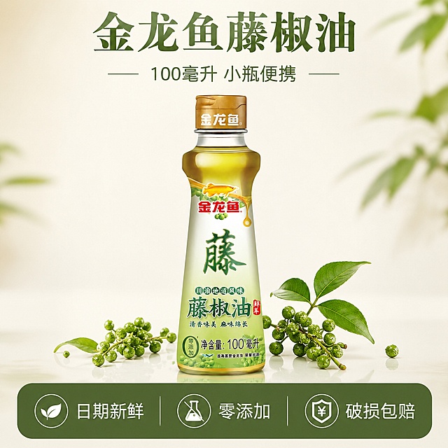 使用电商主图技能生成5张比例1:1的电商主图，适配平台为淘宝/天猫，商品为「图片1」「图片1」，商品卖点为藤椒油凉拌调味烹饪火锅，鲜椒鲜萃清香麻爽