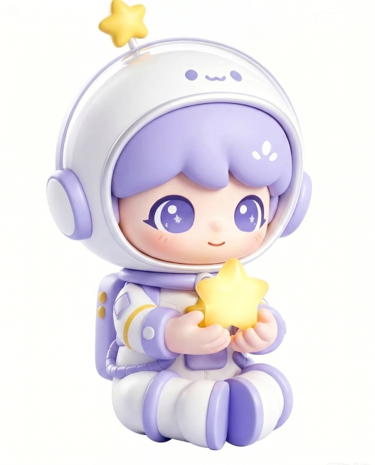 「图片1」生成一张他的动作设计，符合来自星星的孩子的性格预览效果