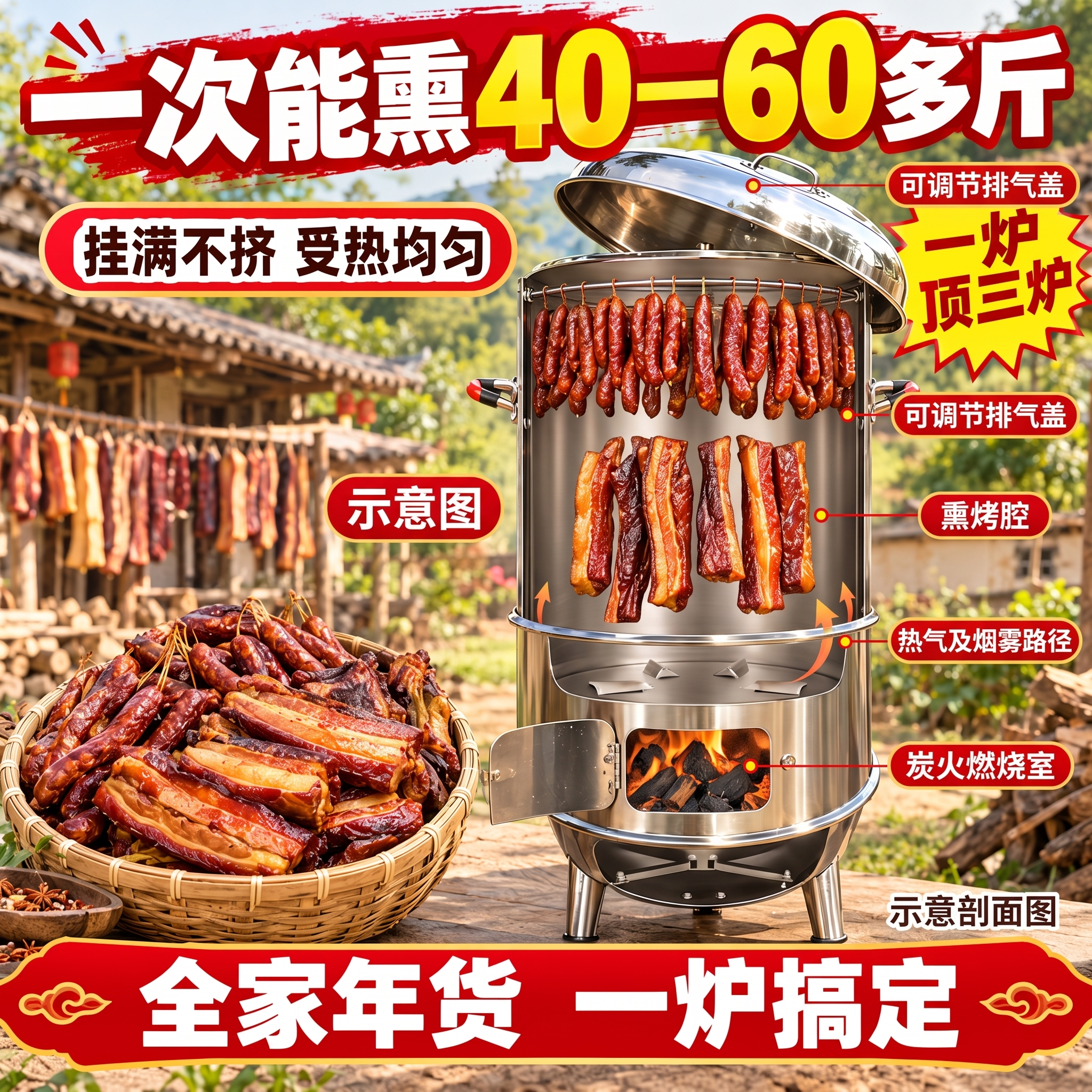 把图中的表去掉。把盖子和挂肉当中呢有一个。环去掉。其他的不变，… - 图片创意预览