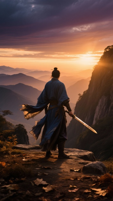 人物設定:男主角 - 江湖劍客(40歲左右):面容英挺帶滄桑,眉眼深邃有故事感輪廓硬朗但不失溫潤,鬍渣微露顯成熟身形修長挺拔,穿深色破舊俠客服長髮半束,部分散落顯不羈眼神疲憊卻透著看破世事的清明女主角预览效果