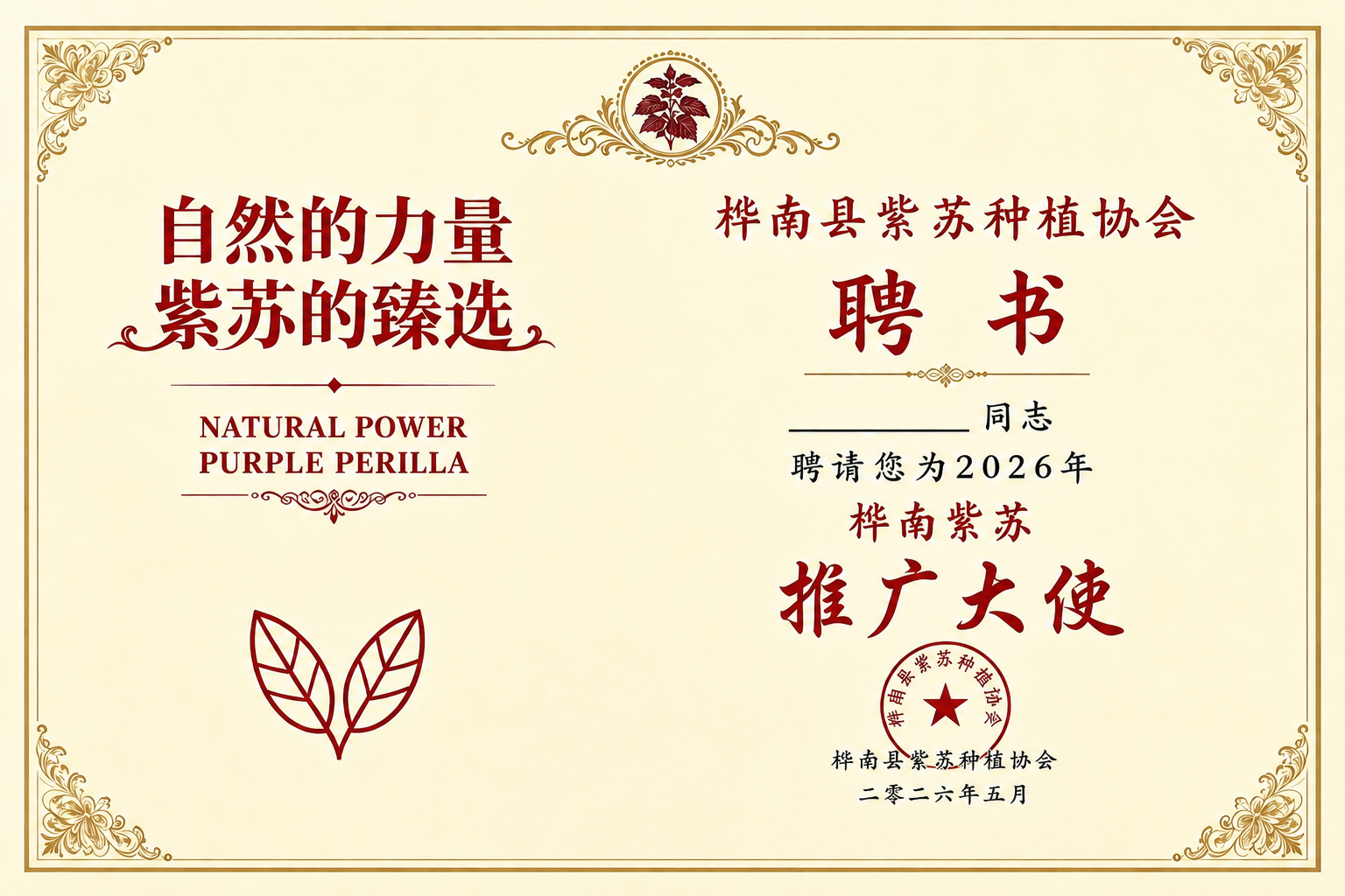 去除证书右下角和中间的浅棕色山草植物图案，保持所有文字、其他装… - 图片创意预览