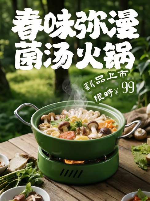 将元素组合生成一张有设计感的海报，标题为白色。图片比例3:4。预览效果