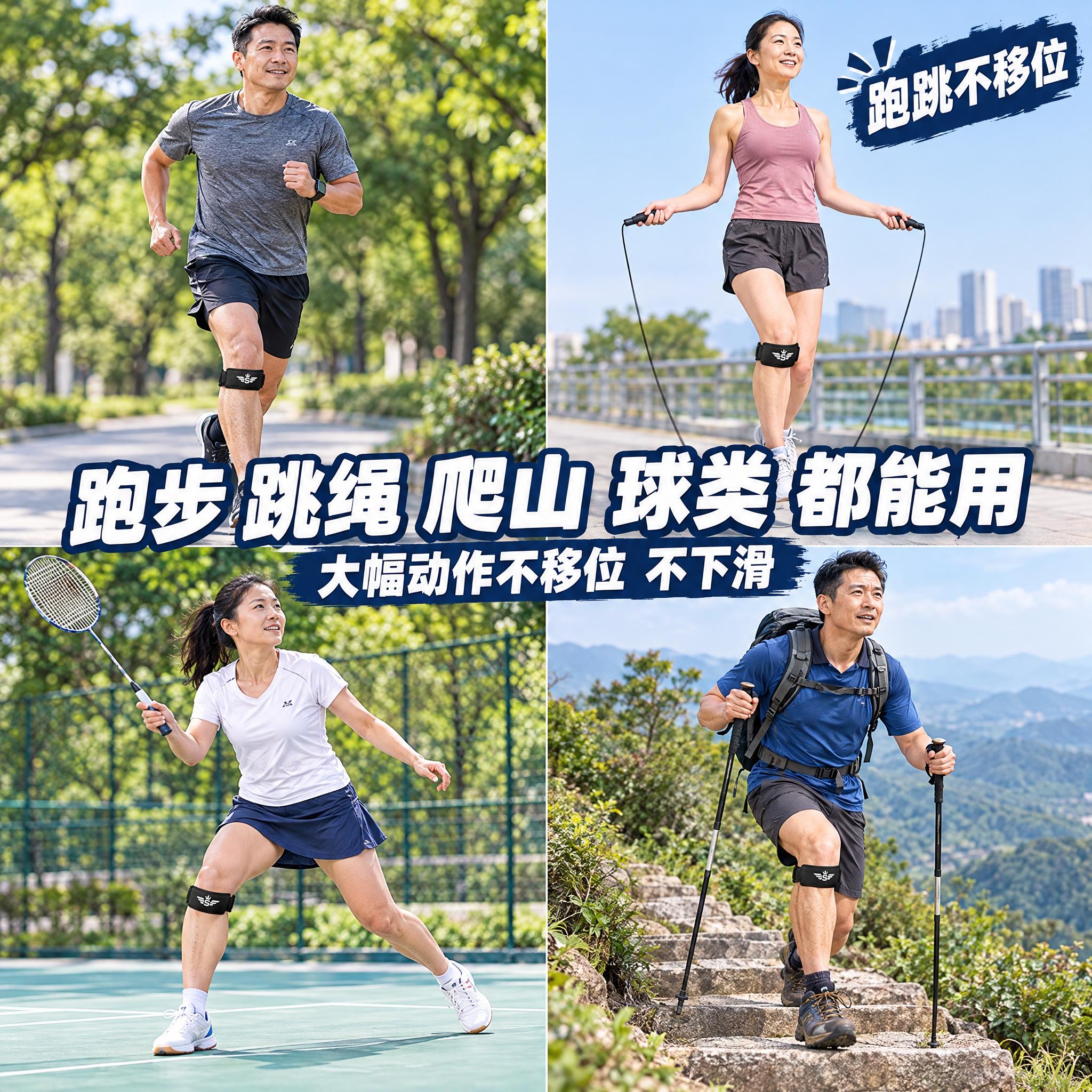 [首图3] 多场景实测主图，2x2四格拼图：40岁左右中年男女… - 图片创意预览