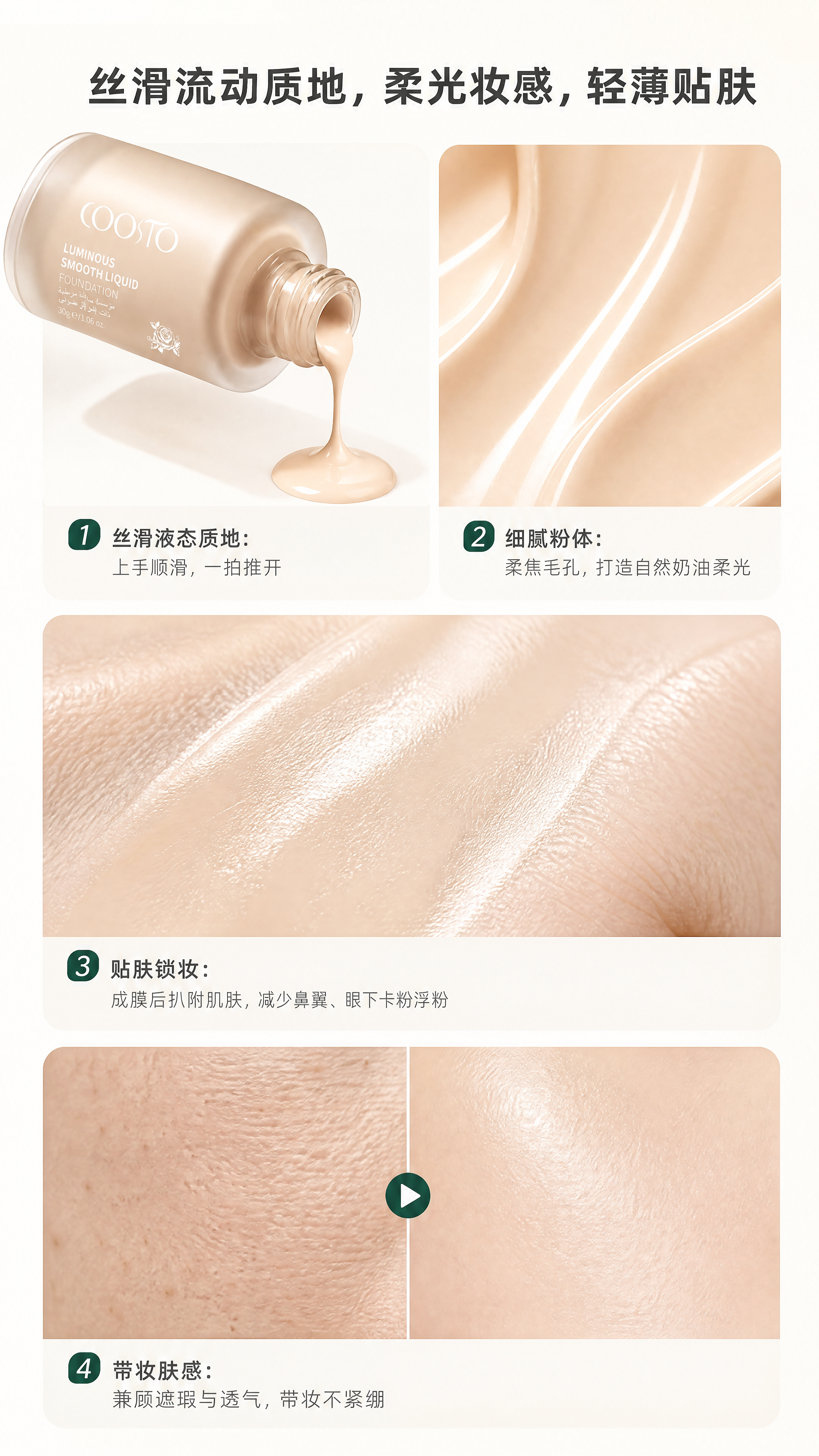 [商品] 使用【图1】COOSTO 光感柔润粉底液；保留瓶身结… - 图片创意预览