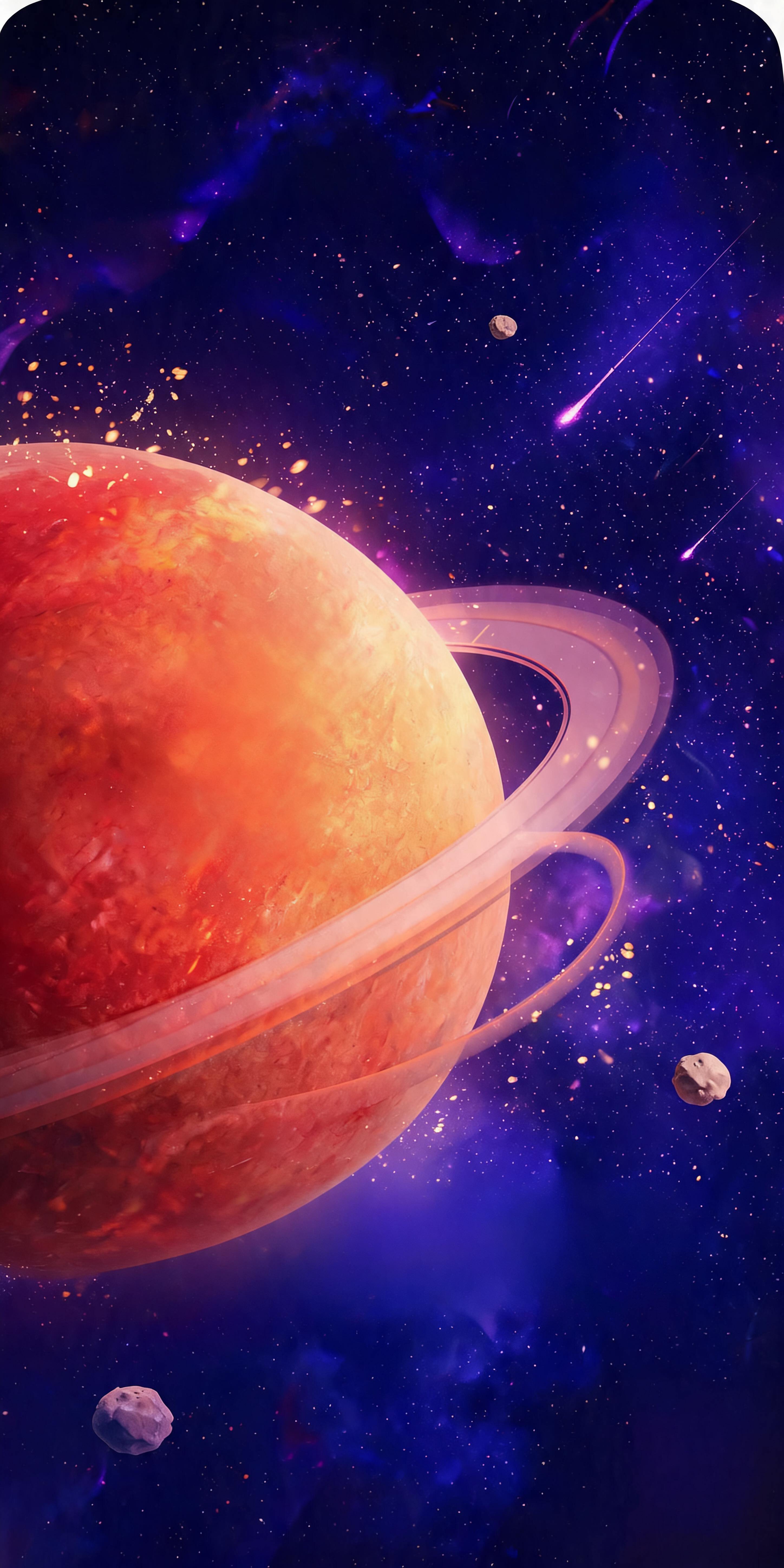 基于参考图，去掉4处内容，背景和星球1:1还原保持不变。去掉：… - 图片创意预览
