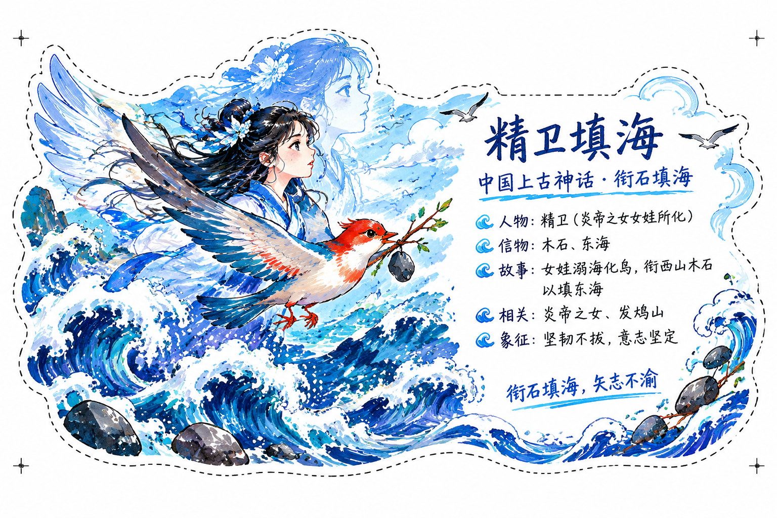 A horizontal A4 size character… - 图片创意预览