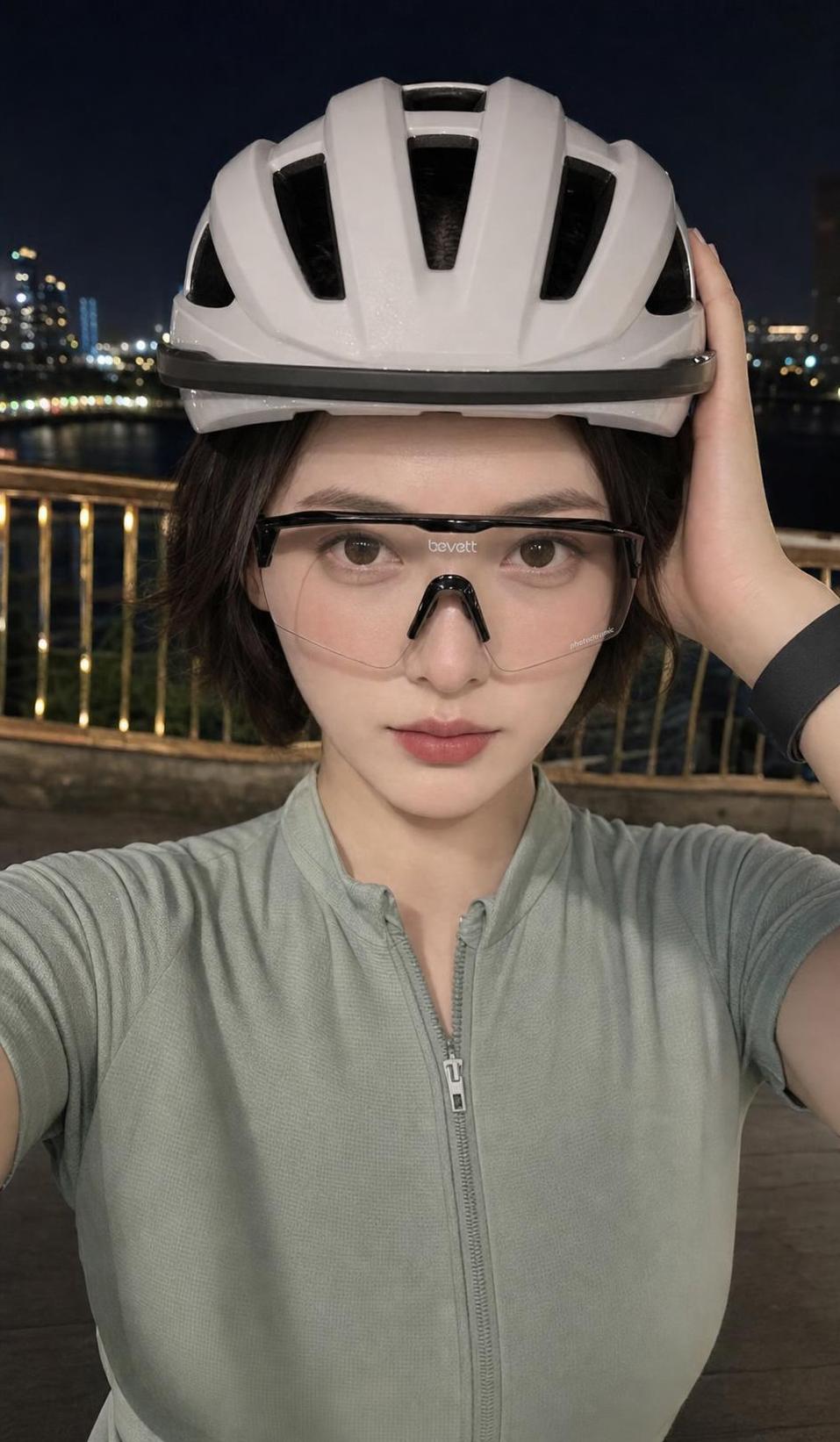 一位漂亮的中国年轻女生，短头发，五官精致，化着干净又漂亮的妆容… - 图片创意预览