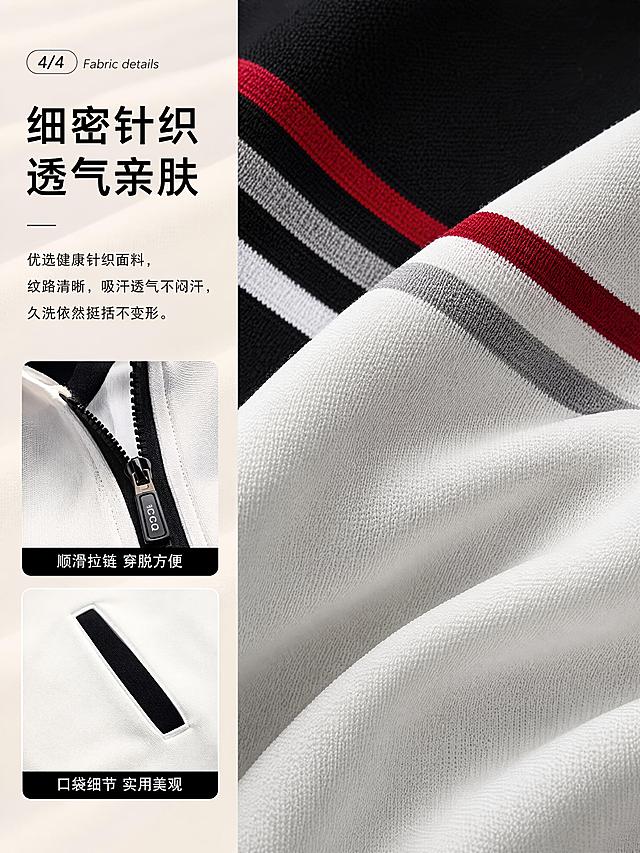 「图片1」「图片1」「图片1」，生成详情页（8张），适配淘宝/天猫平台，单屏比例为3:4，商品名称是小学通用款秋季长袖长裤套装、卖点是久洗不变形，吸汗透气，耐摩擦不起球。结合平拍图，模特图，设计稿。生成6张双人合照主图
