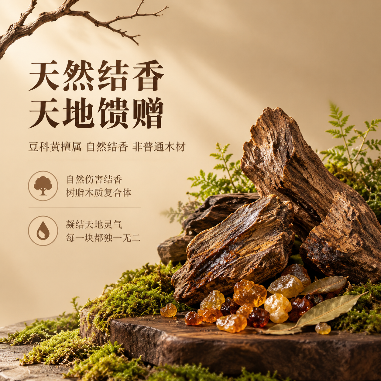 [主图-2] 天然结香卖点 原料产地 天地馈赠 [统一基调]… - 图片创意预览