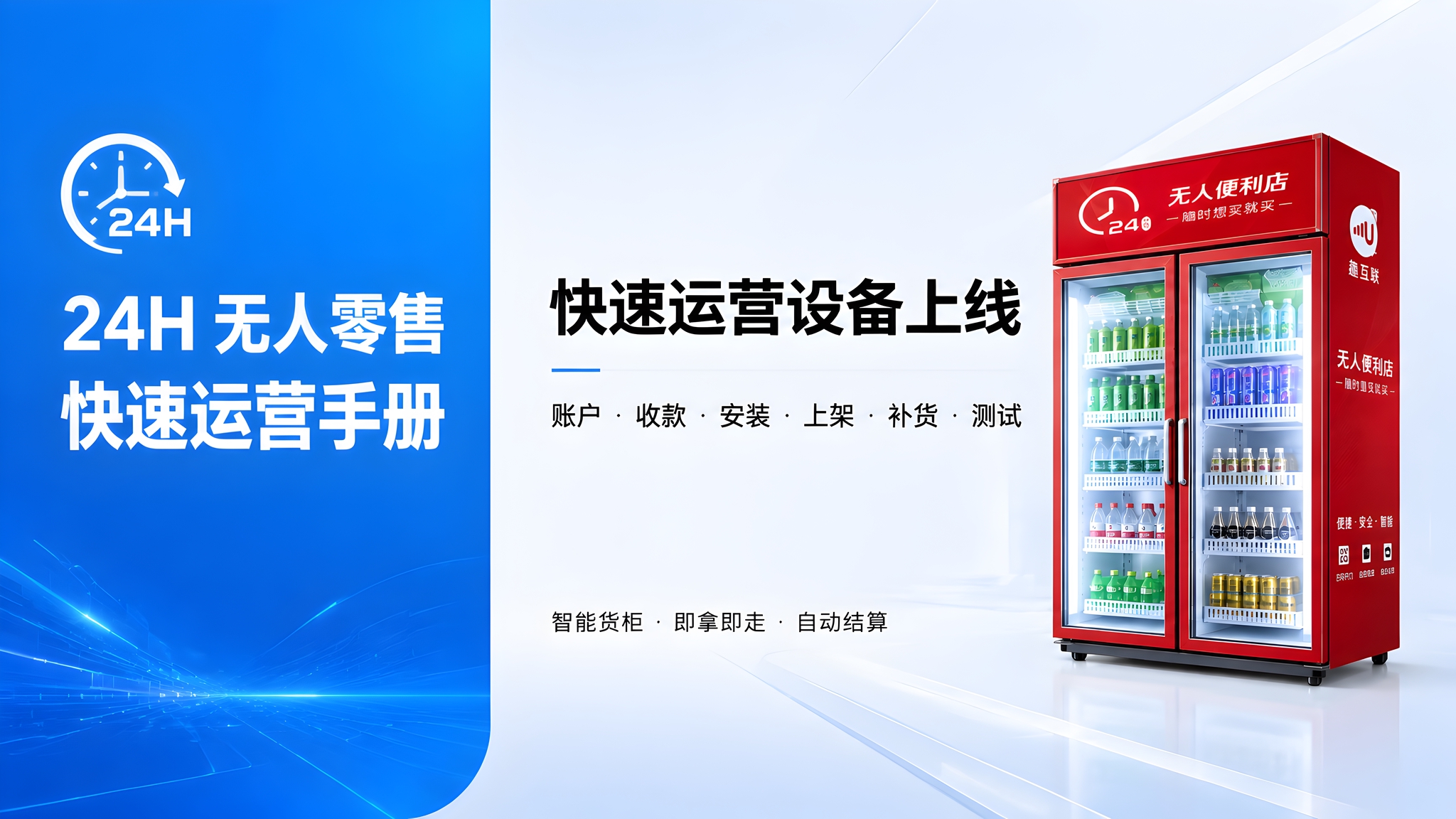 基于参考图的PPT封面进行优化重绘，智能无人售货机业务宣讲PP… - 图片创意预览