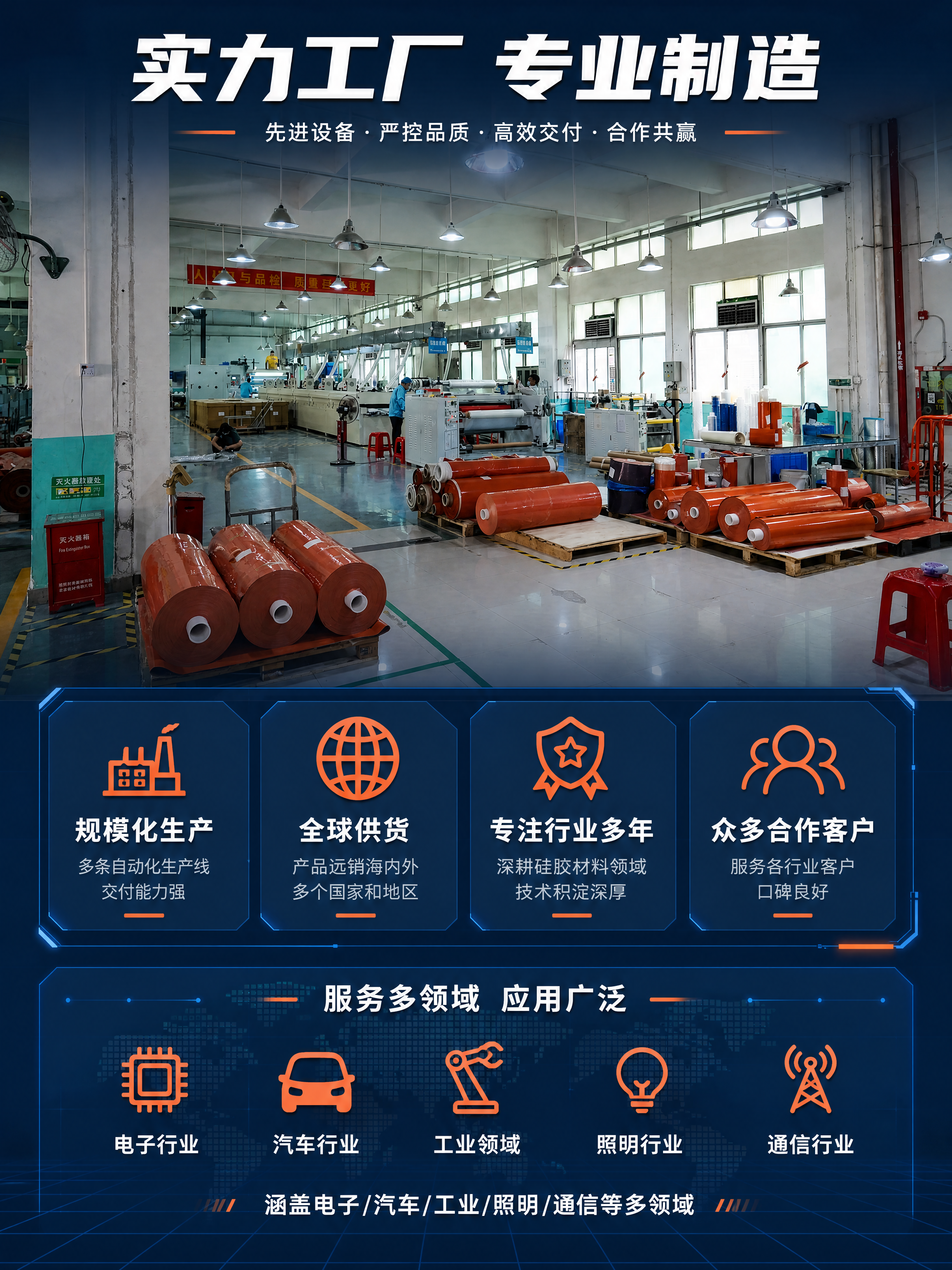[商品] 使用【图2】工厂全景车间场景；保留车间整体布局、生产… - 图片创意预览