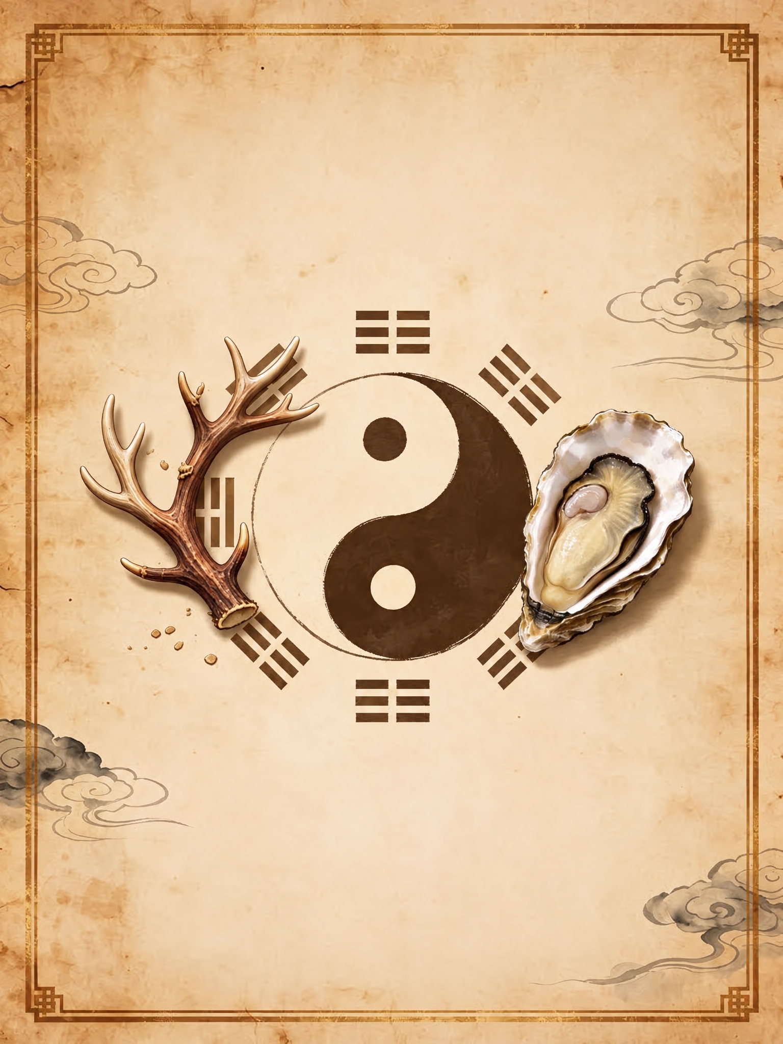 在太极八卦图的白色阳鱼区域（左上部分），补画一个与下方黑色阴鱼… - 图片创意预览