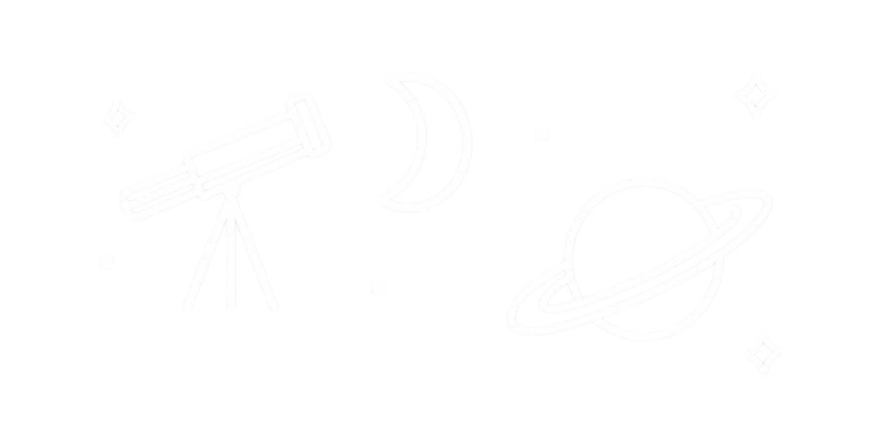 提取图片右上角的太空元素组合，只保留望远镜、月亮、带环星球、小… - 图片创意预览
