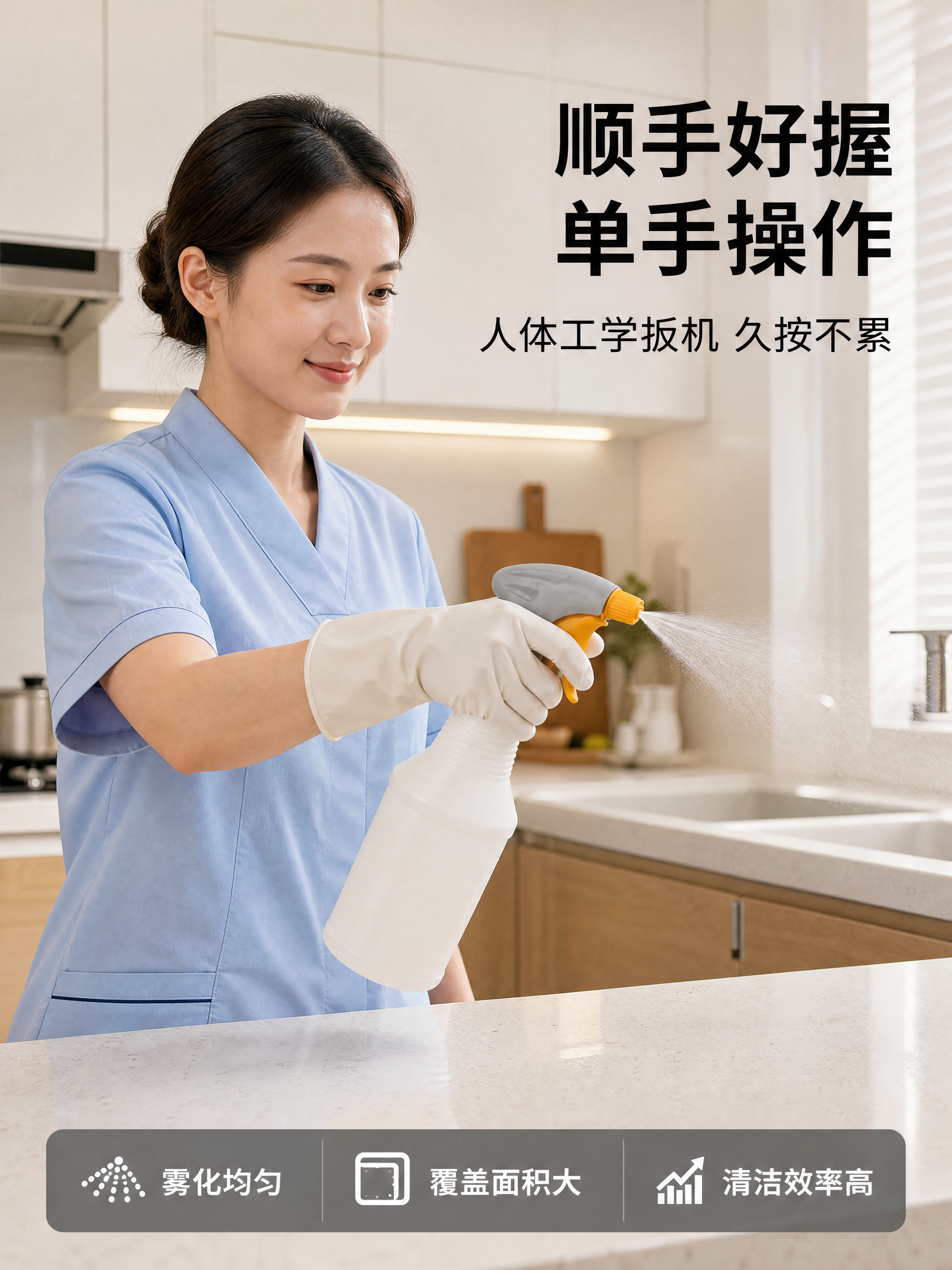[第5张] 详情页人物使用-真人手持喷壶操作展示图。本张使用【… - 图片创意预览