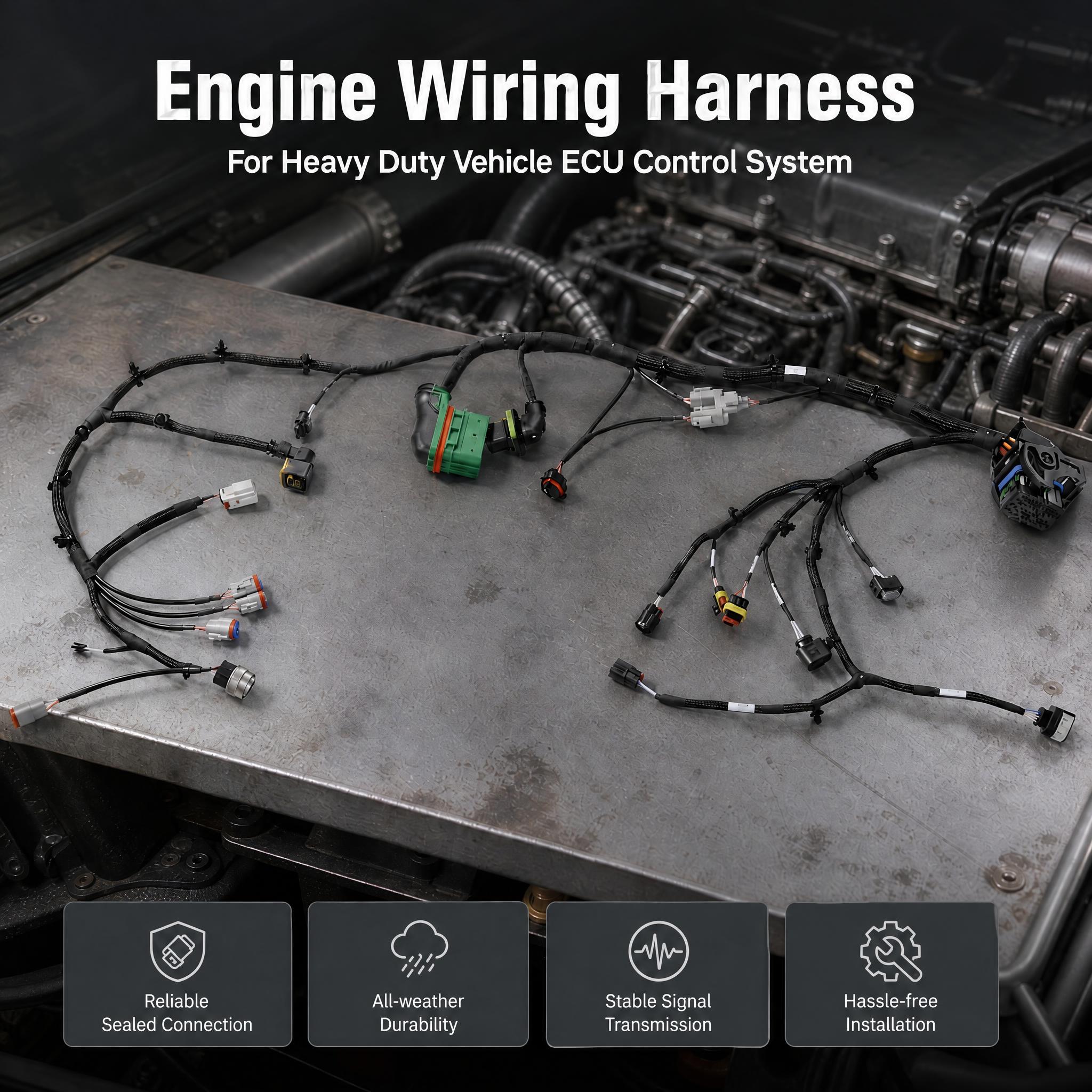 将图片左上角的标题文字"Engine Wiring Harne… - 图片创意预览
