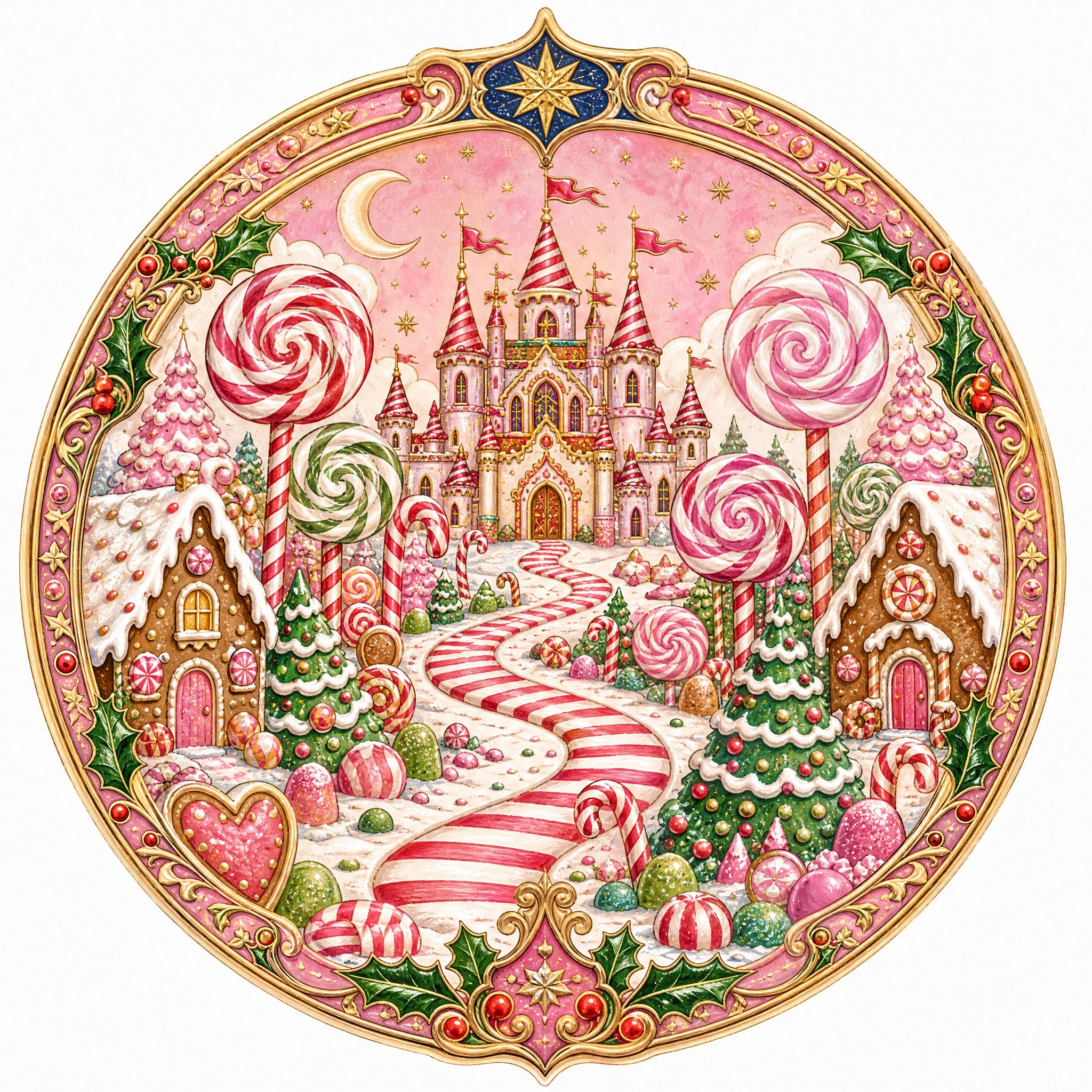 Christmas sticker, medieval ill… - 图片创意预览