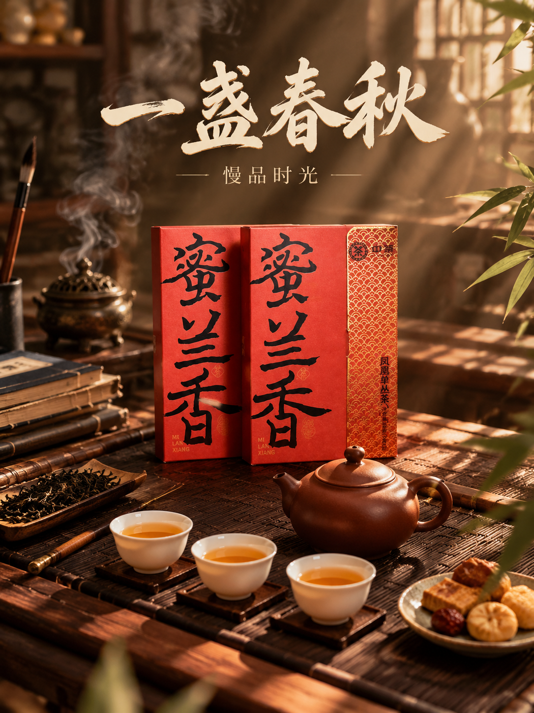 [主图-4] 场景体验 沉浸式品茶生活方式竖版 [统一基调]… - 图片创意预览