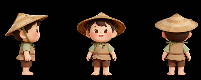 分开 三个视图完整一点中间要有距离