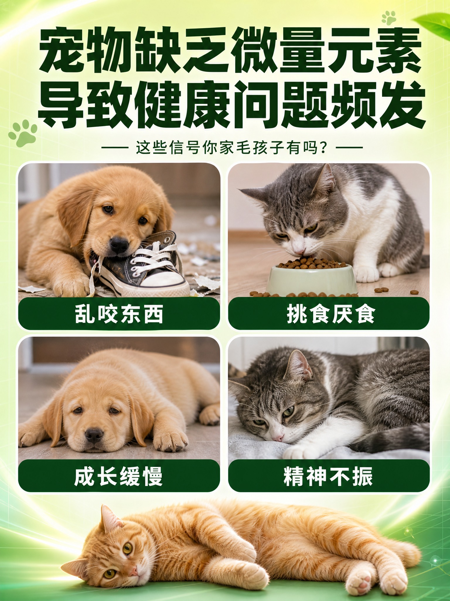 [商品] 本页为痛点场景页，不使用产品图，以宠物真实场景为主视… - 图片创意预览
