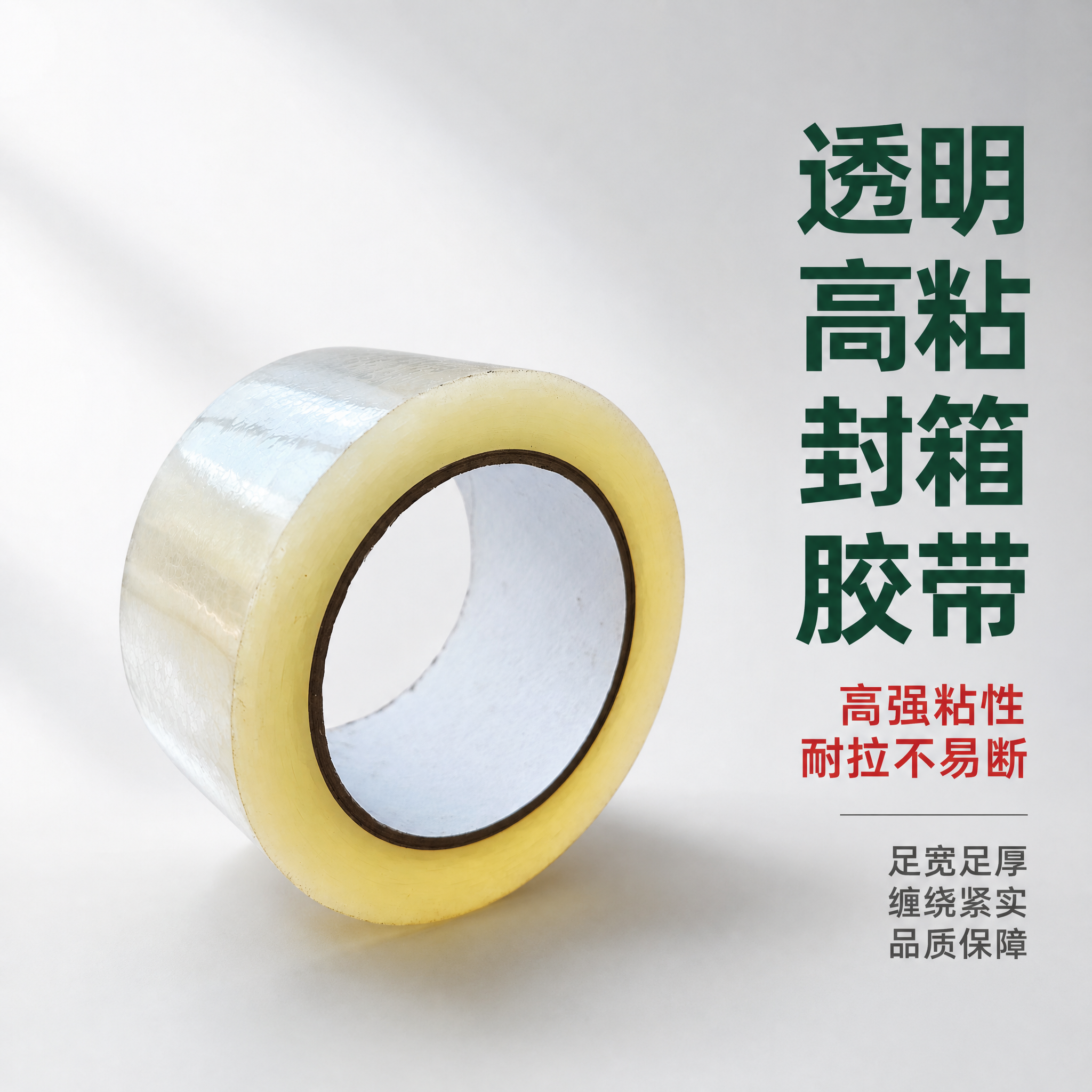[主图-1] 透明高粘封箱胶带 首图产品身份展示，清新简约风格… - 图片创意预览