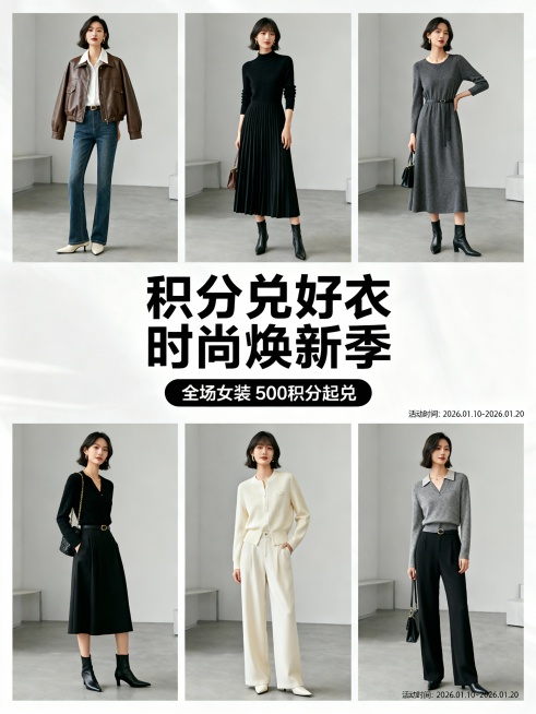 按照这张生成一个积分兑换的入口引导海报图预览效果