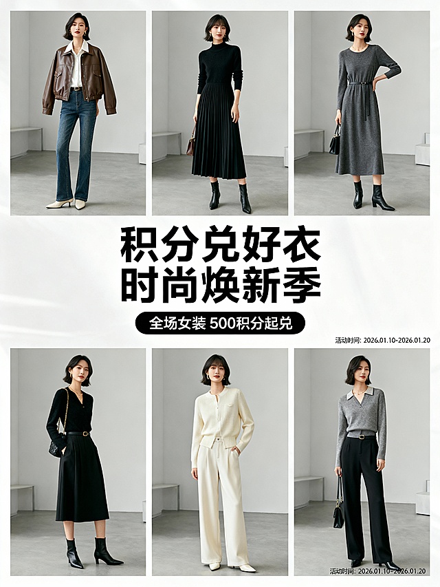 按照这张生成一个积分兑换的入口引导海报图