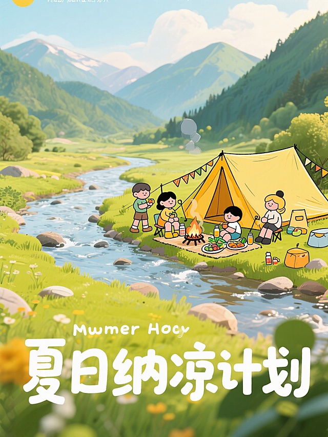 旅游出行·手绘小红书封面