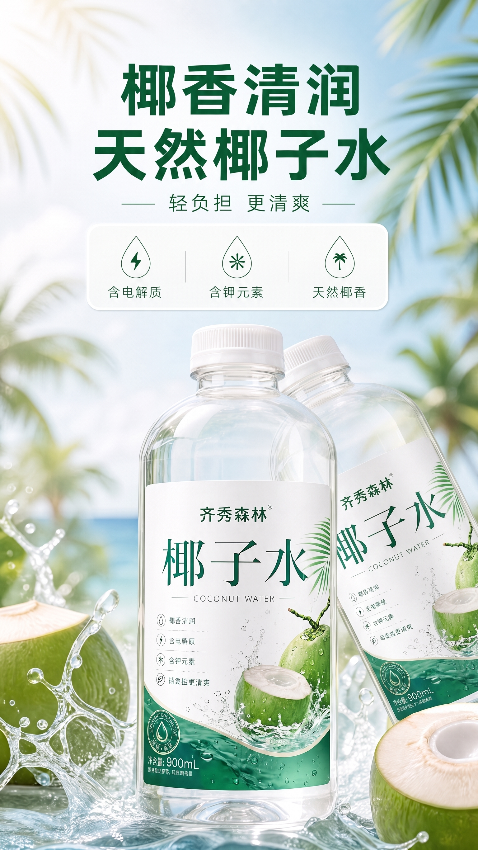 放两瓶，一瓶斜靠在另一瓶上，其它不变 - 图片创意预览