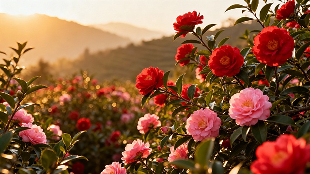 茶花花海